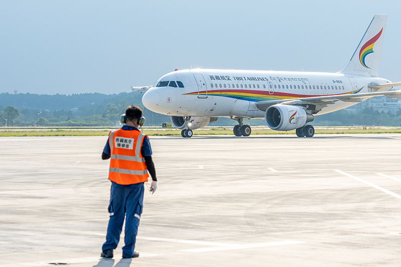 西藏航空在綿投放首架駐場運力